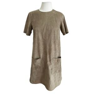 Jade Melody Tam Dress Womens SZ XS Brown short Sleeve